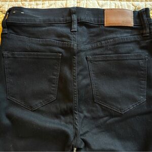 Madewell Roadtripper Skinny Jeans Size 27, New Without Tags, Black Dark Wash